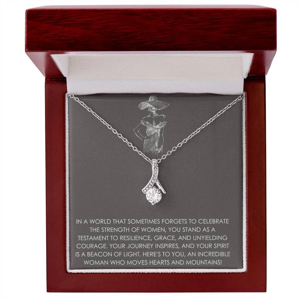 Belleza resiliente: Un collar que celebra tu espíritu indomable.